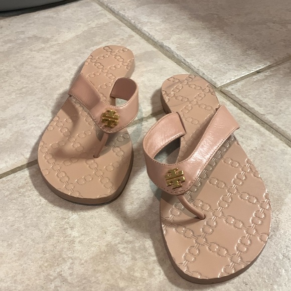 Tory Burch Leather Thong Sandals - Picture 2 of 7